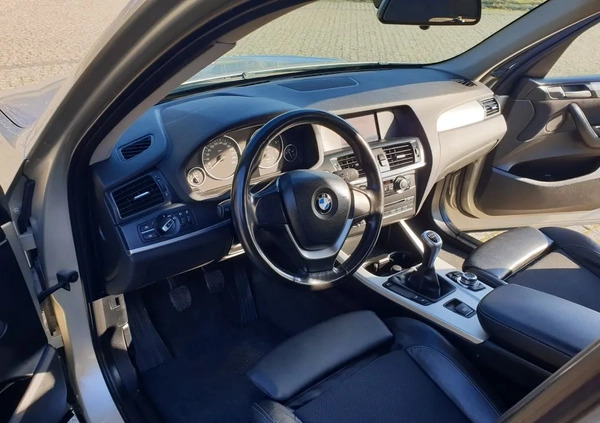 BMW X3 cena 49900 przebieg: 137000, rok produkcji 2011 z Trzciel małe 407